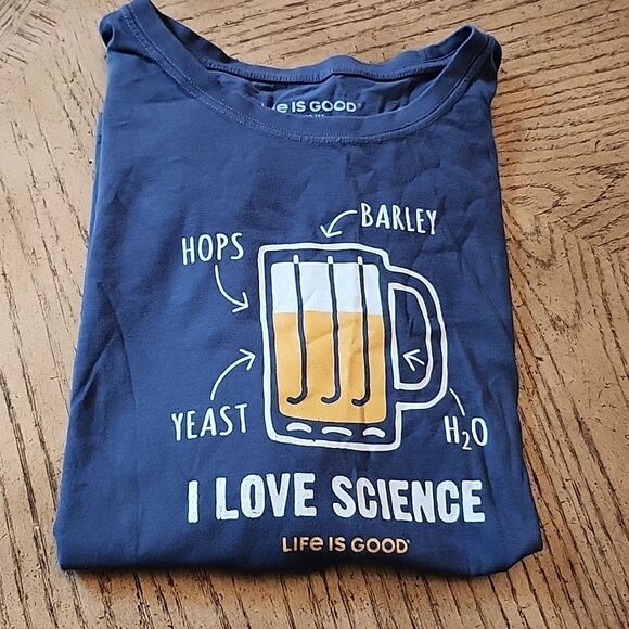 I love science  life is good crusher t shirt XXXL - Picture 7 of 7